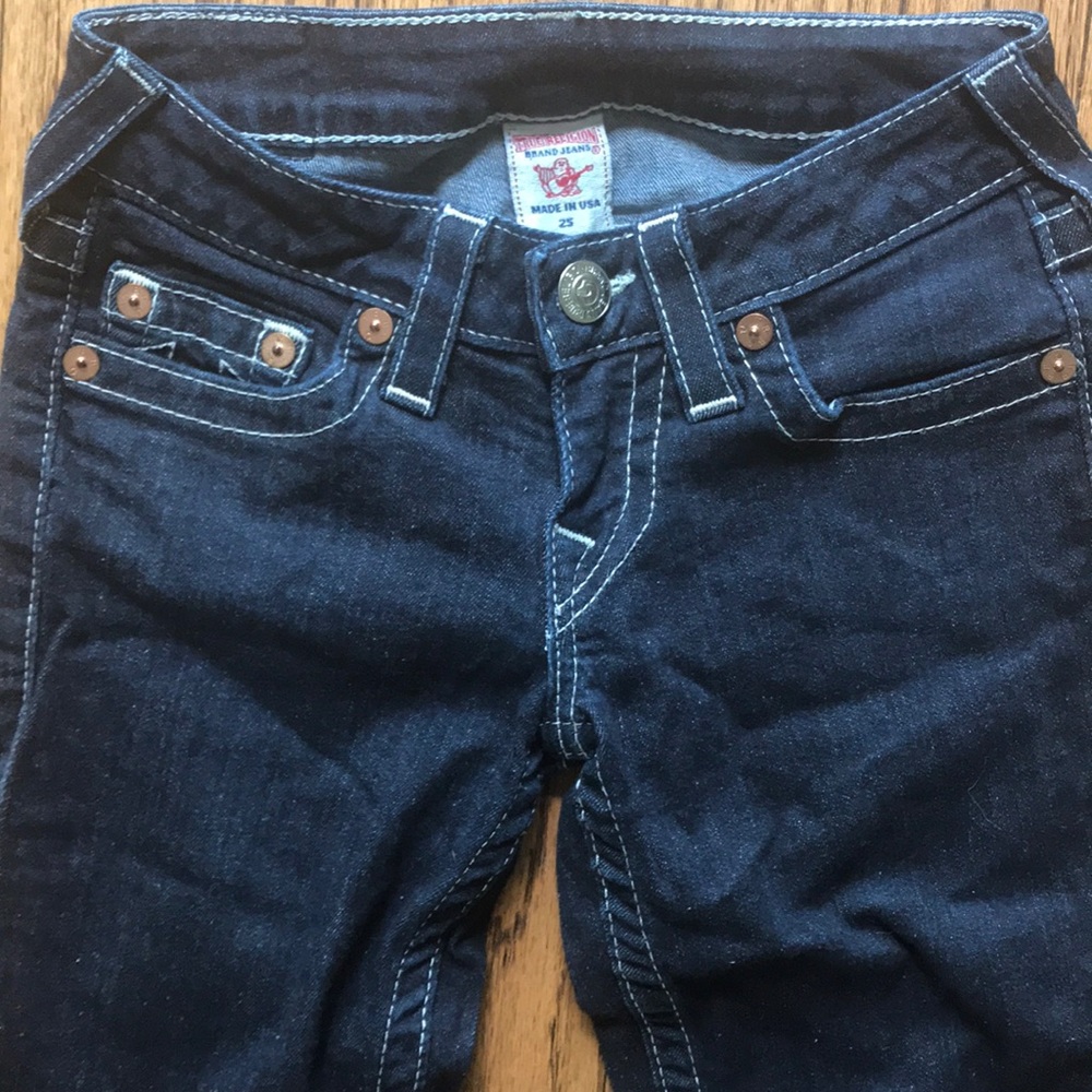 True Religion Dark Wash Skinny jeans